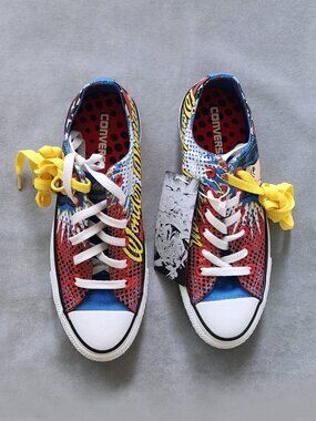 Converse x Wonder Woman Chuck Taylor Low Top Size 8.5W/6.5M/ NWT No Box